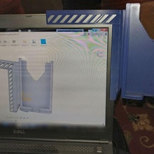 ordenador portátil teléfono soporte lg v20 otterbox artilugio móvil 3d print model - Mito3D