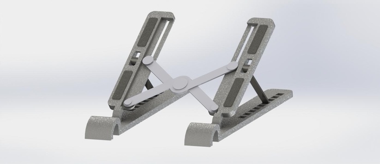 Laptop Stand Tablette 3d print model - Mito3D