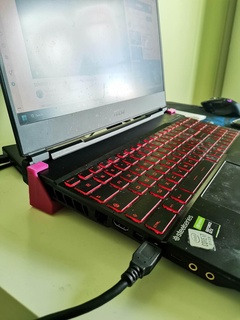 laptop stand msi pc 3d print model - Mito3D
