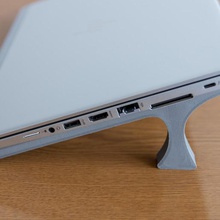 support d'ordinateur portable 13 gadget carnet de notes ordinateur le stand soutien l'accessoire 3d print model - Mito3D