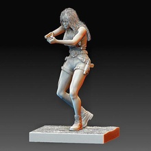 Lara Croft 2 insanlar Sanat karakter yazdırılabilir model silahlar 3d print model - Mito3D