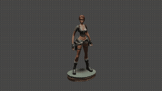 Lara Croft London Grab Raider 3d print model - Mito3D