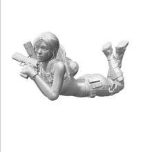 lara croft sur le ventre art 3d print model - Mito3D