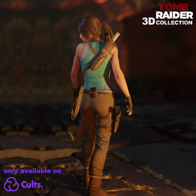 lara croft tomb raider classic 3d collection modeling video game adventure action fan art sculpture xbox nintendo playstation ps4 replicas ps5 sony figurine ps3 3d print model - Mito3D