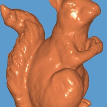 grand citer détaillé écureuil animal décoration jardin art 3d print model - Mito3D