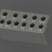 grande perforar bits estante soporte portaherramientas_cajas 3d print model - Mito3D