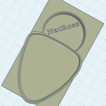 büyük polimer kolye fimo kurabiye kalıbı 3d print model - Mito3D