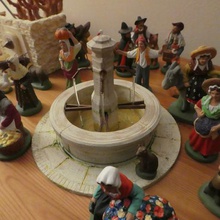 grand provenal de la fontaine art santon miniature provence crèche décoration les paysages maquette 3d print model - Mito3D