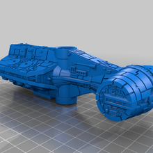 ampla escala modificado cr90 pacote jogos scifi nave espacial Guerra Estrelas Estrela guerras xwing miniaturas brinquedo 3d print model - Mito3D