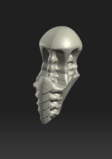 large space bug torso - lower part tyranid hive tyrant battle save miniature tabletop 3d print model - Mito3D