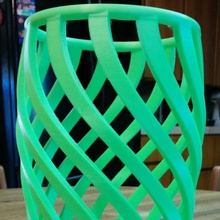 grande espiral vaso casa 3d print model - Mito3D