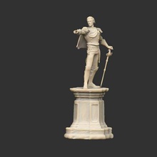 large statues various x9 art people wisdom town teacher statue sculpture reaver logan knight fable explorer cryer characters character captain beck 3d print model - Mito3D