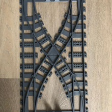 large train track switch game lego trainswitch byctrldesign traintrack 3d print model - Mito3D