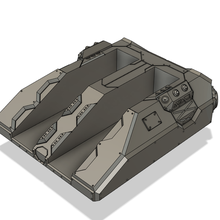 ampla torre v1 Atualizada arma fogo modelo Railgun escala scifi nave espacial 3d impressão kitbash arranhado 3d print model - Mito3D