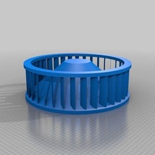 mas grande centrífugo soplador ardilla ventilador personalizado 3d_printer_accessories 3d print model - Mito3D