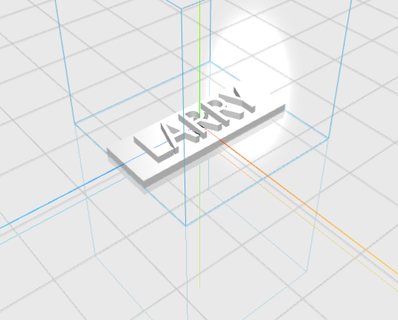 Larry lettere maschio 3d regalo 3d print model - Mito3D