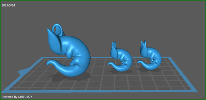 larva célula brinco brincos colar conjunto chaveiro esfera dragão 3d print model - Mito3D