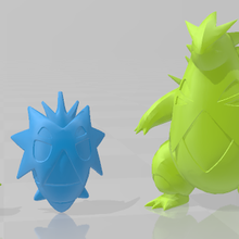 larvitar pupitar tyranitar Pokemon 3d print model - Mito3D