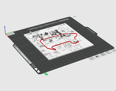vegas gp fórmula 1 pista 3d impresión expediente digital descargar stl 3mf bricolaje diy proyecto exclusivo carrera réplica 3d print model - Mito3D