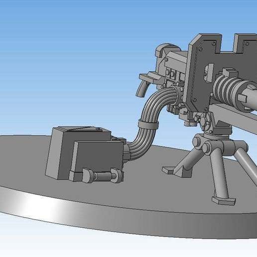 lascannon heavy weapon team game toy warhammer 40k 40000 warhammer40k 3D print model - Mito3D