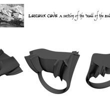 lascaux hall bulls jewelry cave signet ring 3d print model - Mito3D