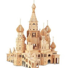 laser cut st petersburg church 3d wooden puzzle dxf cdr svg vector cutting 3d print model - Mito3D