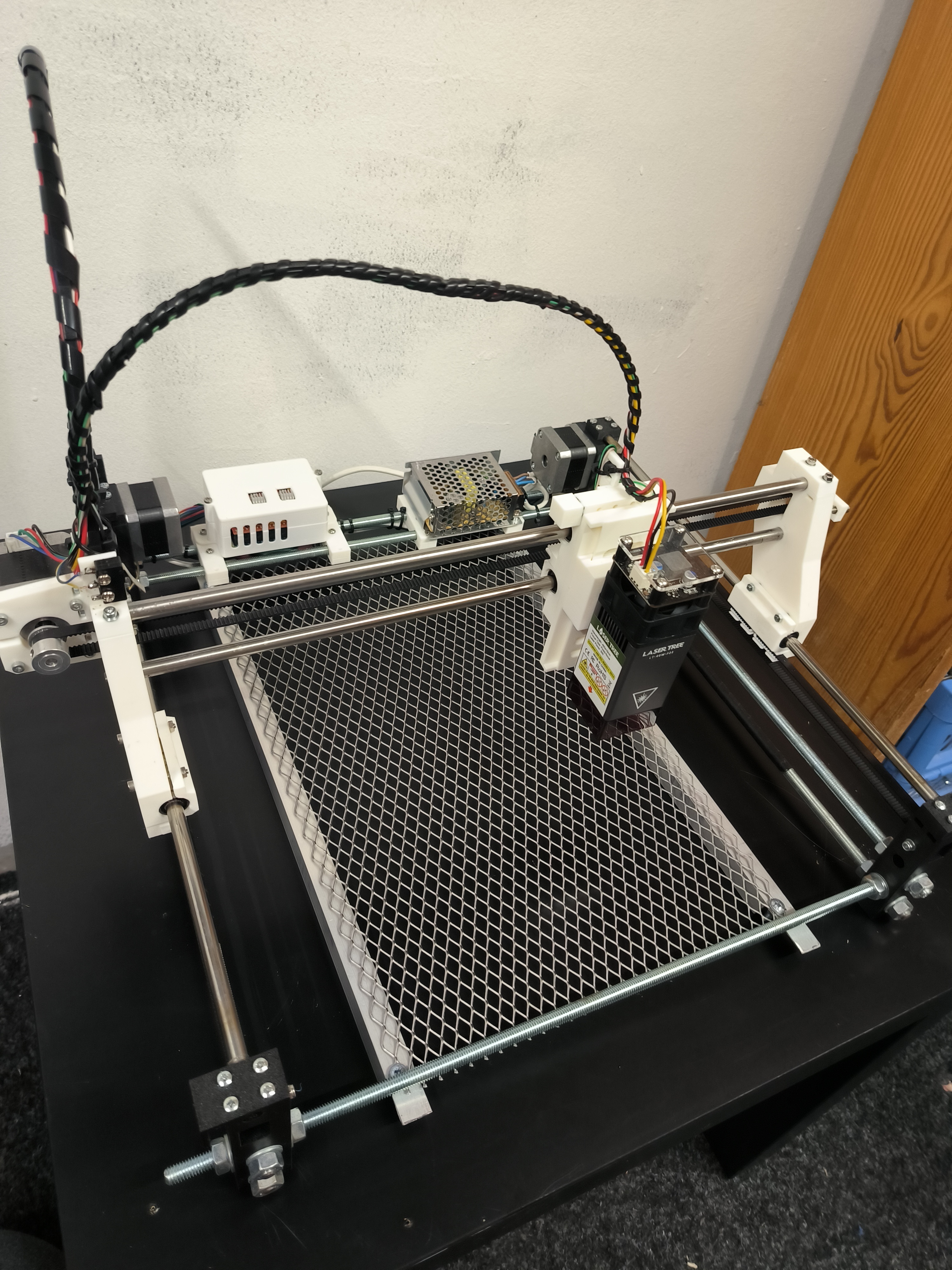 laser coupeur graveur fileté barre cadre découpeuse cnc 3D print model - Mito3D