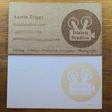 laser engraved business cards various lasercut card 3d print model - Mito3D
