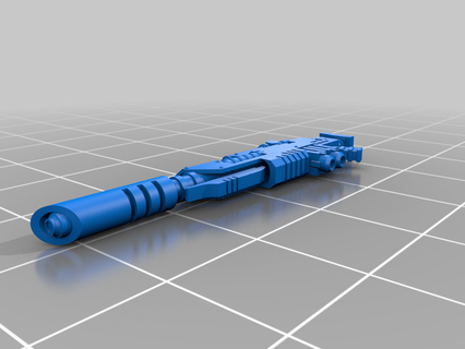 laser tiroteio 40k martelo guerra 40k modelos arte 3d print model - Mito3D