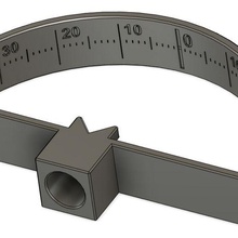 Laser Messer Schärfung Winkel Meter Goniometer Winkelmesser Werkzeug 3d print model - Mito3D