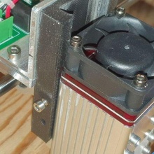 laser module holder neje 40w a40640 adjustable slider profile 3d print model - Mito3D