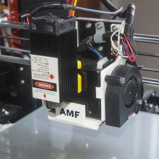 laser-mount anet a8 tool 3d-Drucker laser lasercut laser-cutter Werkzeugmaschinen 3D print model - Mito3D