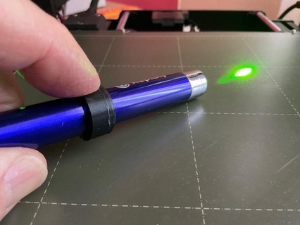 laser pointer trigger guard gadget 3d print model - Mito3D