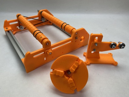 laser rotary unit yrr rotation cutter engraver cut 3d print model - Mito3D