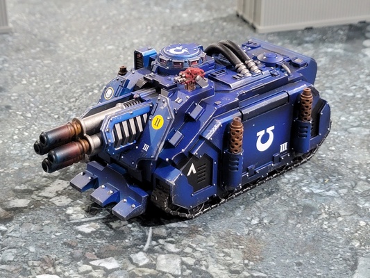 laser cerco tanque jogos tampo mesa brinquedos miniaturas toysgames borda fuzileiros navais heresia vindicador 3d print model - Mito3D