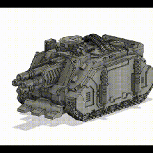 lazer kuşatma tank oyun masaüstü oyunlar oyuncaklar minyatürler toysgames yazı tahtası Uzay deniz Deimos gergedan 30k Horus sapkınlık hakkını koruyan yok edici wh40k Warhammer 3d print model - Mito3D