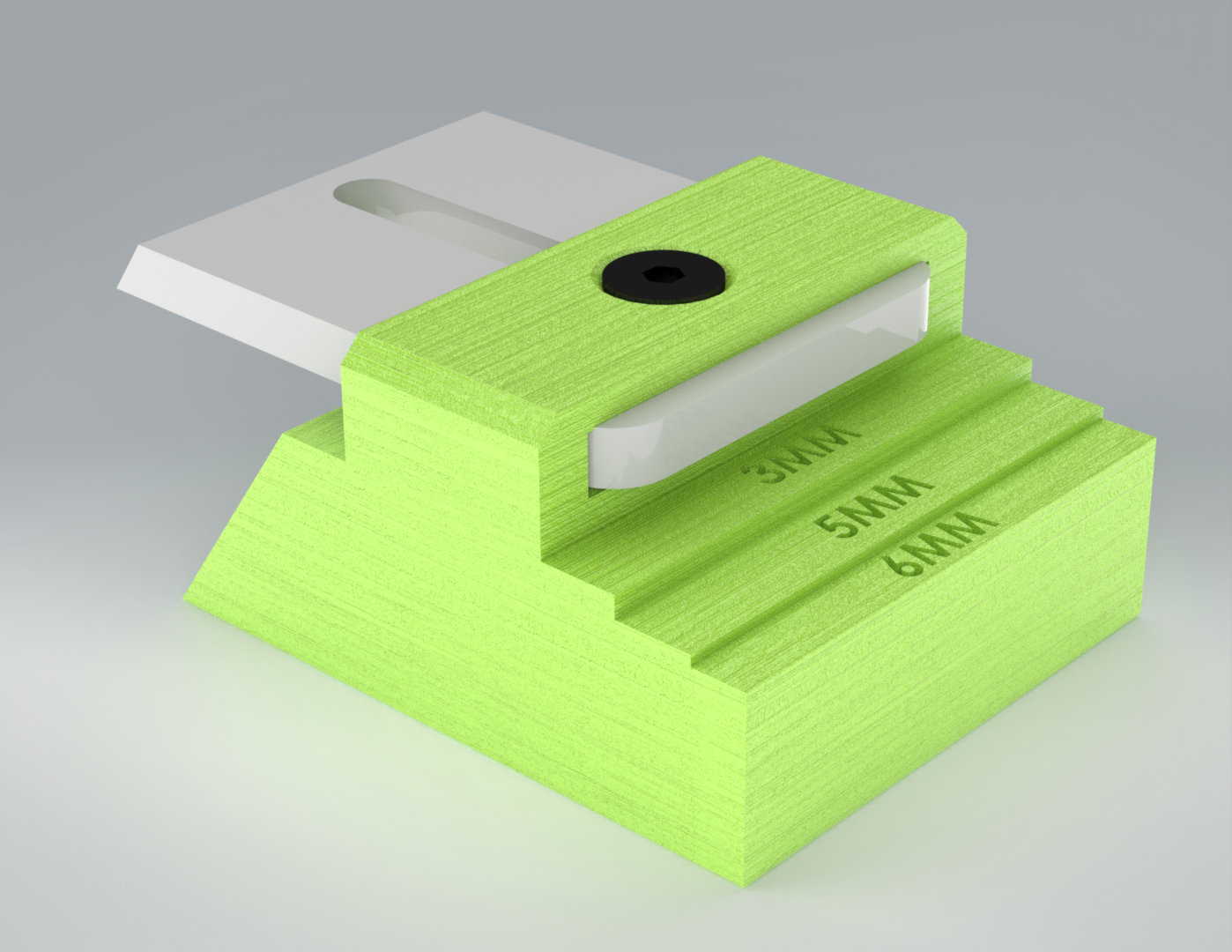 Coupe laser assiette cale 3D print model - Mito3D