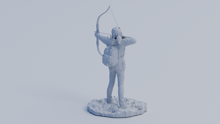 last of us - ellie game toy art 3d print model - Mito3D