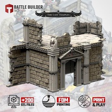 last temples more than 200 different files game 40k future ork space battle builder tech star wars terrain imperial wow witcher marine bye-bye barricades scify txarli warhammer greece 3d print model - Mito3D