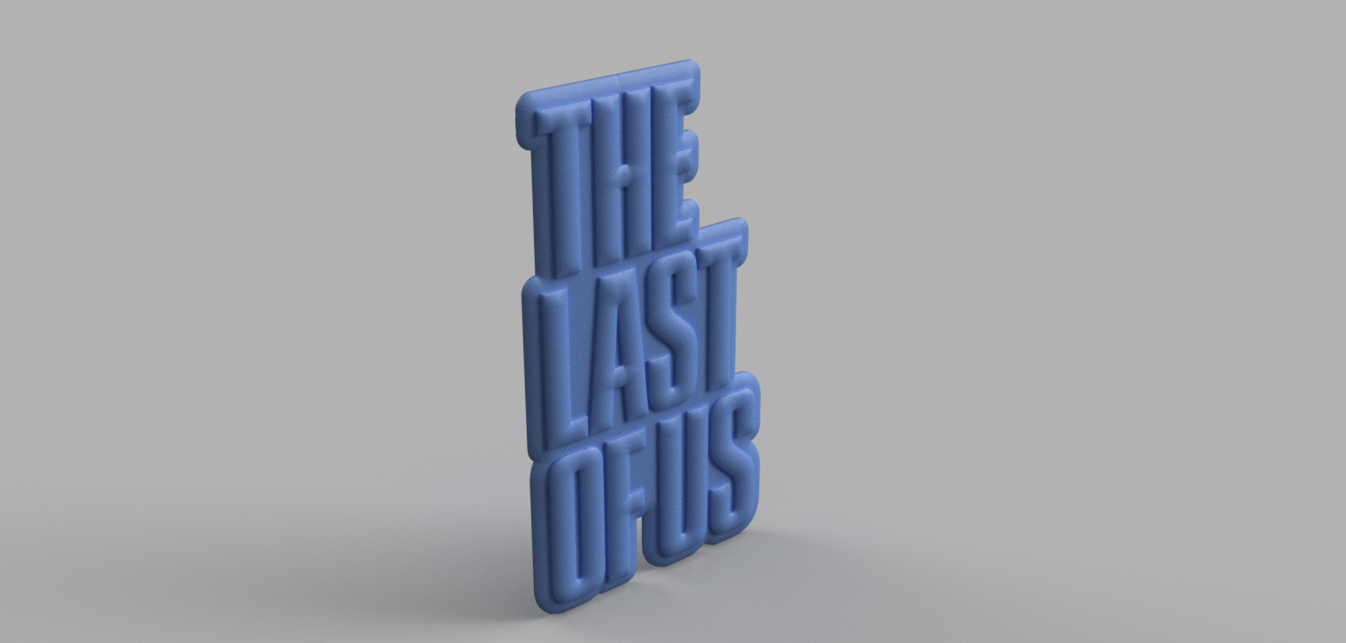 last us logo Art the last of us logo gaming pin collectible merchandising accessories new trend sony playstation video game players  3D print model - Mito3D