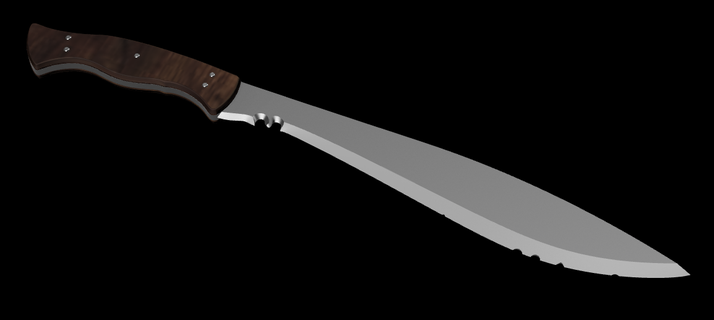 us ii Ellie 39 s machete 3d modelo 2 tlou ellie williams cuchillo impresión bricolaje diy videojuegos travieso perro supervivencia horror post apocalíptico 3d print model - Mito3D
