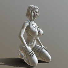 látex mujer 3d print model - Mito3D