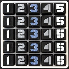 carré latin de puzzle jeu cube jigsaw euler les mathématiques 3d print model - Mito3D