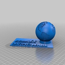 latinoware makers bust art earth event linux 3d print model - Mito3D
