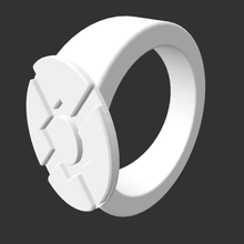 latnok ring jewelry 3d print model - Mito3D