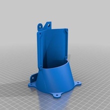 Lattepanda türbin hayran soğutucu binmek panda kablosuz internet yeniden düzenleme durum kılıf rp sma anten elektronik 80mm am8 3d print model - Mito3D