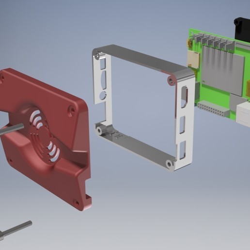 lattepanda v10 caso de prototipagem gadget computador conselho administração único gabinete 3D print model - Mito3D