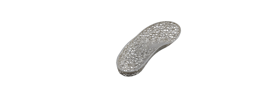 lattice insole - sole generic soles gyroid 3d print model - Mito3D