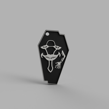 laughing coffin key ring 3d print model - Mito3D