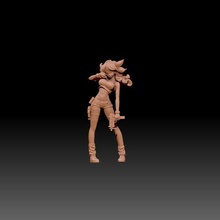 launch dbz woman sculpture model anime dragon ball 3d print model - Mito3D